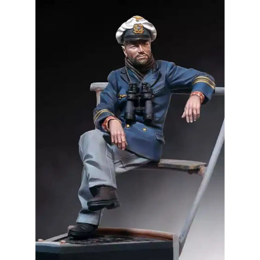 1/18 90mm Resin Model Kit Submarine Captain WW2 Unpainted - Model-Fan-Store