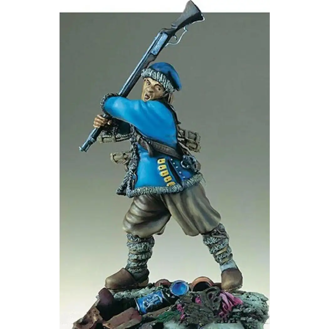 1/18 90mm Resin Model Kit Swedish Soldier Musketeer Unpainted Unassembled - Model-Fan-Store