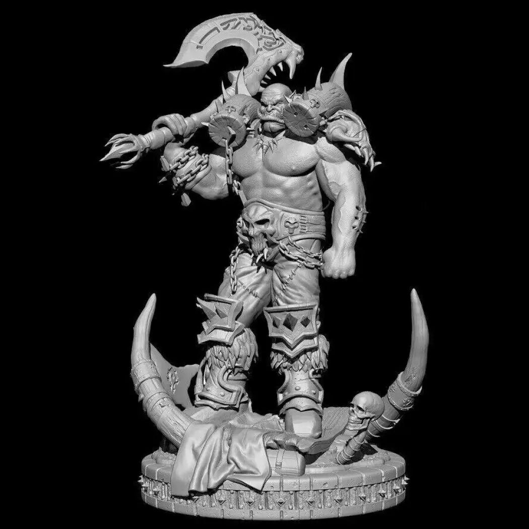 1/18 90mm Resin Model Kit Warcraft Orgrim Doomhammer Warrior Unpainted - Model-Fan-Store