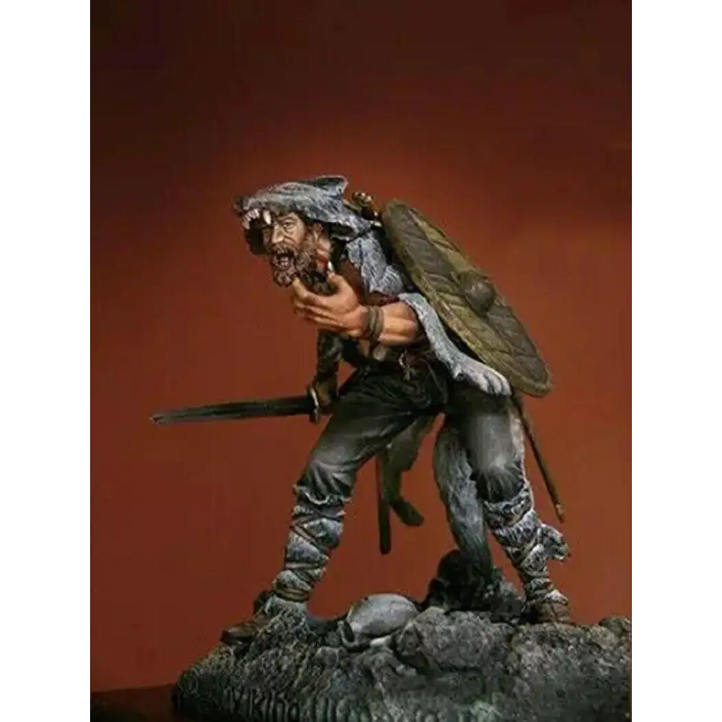 1/18 90mm Resin Model Kit Warrior Barbarian Viking (with base) Unpainted - Model-Fan-Store