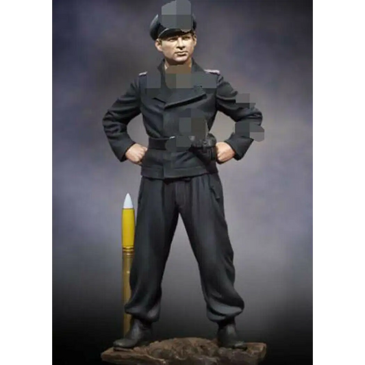 1/18 Resin Model Kit German Officer Tankman WW2 Unpainted - Model-Fan-Store