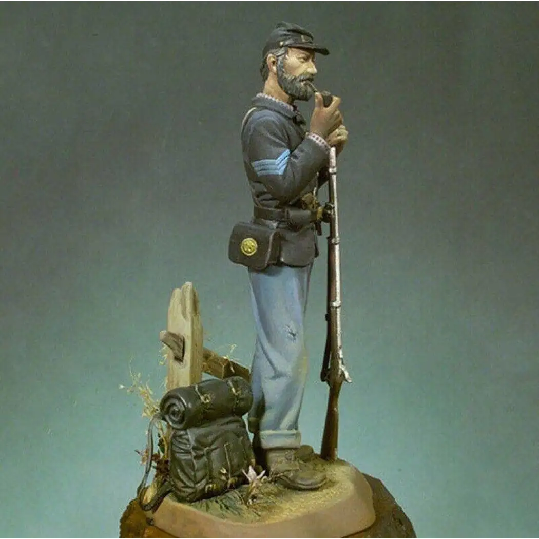 1/18 Resin Model Kit US Infantry Confederate Unpainted - Model-Fan-Store