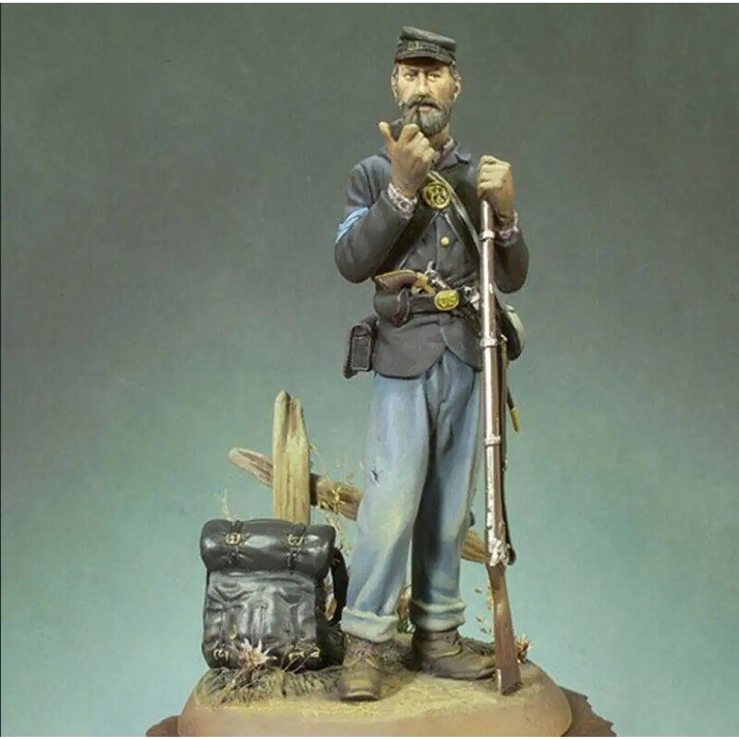 1/18 Resin Model Kit US Infantry Confederate Unpainted - Model-Fan-Store