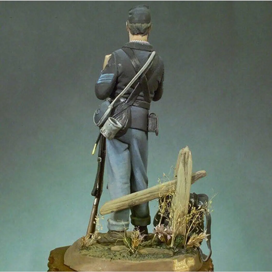 1/18 Resin Model Kit US Infantry Confederate Unpainted - Model-Fan-Store