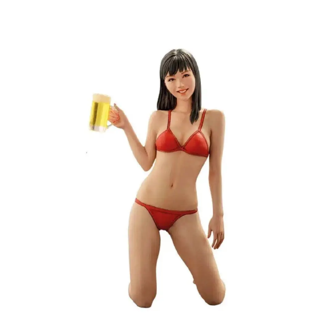 1/20 62mm Resin Model Kit Modern Summer Beautiful Girl One Plastic Unpainted - Model-Fan-Store