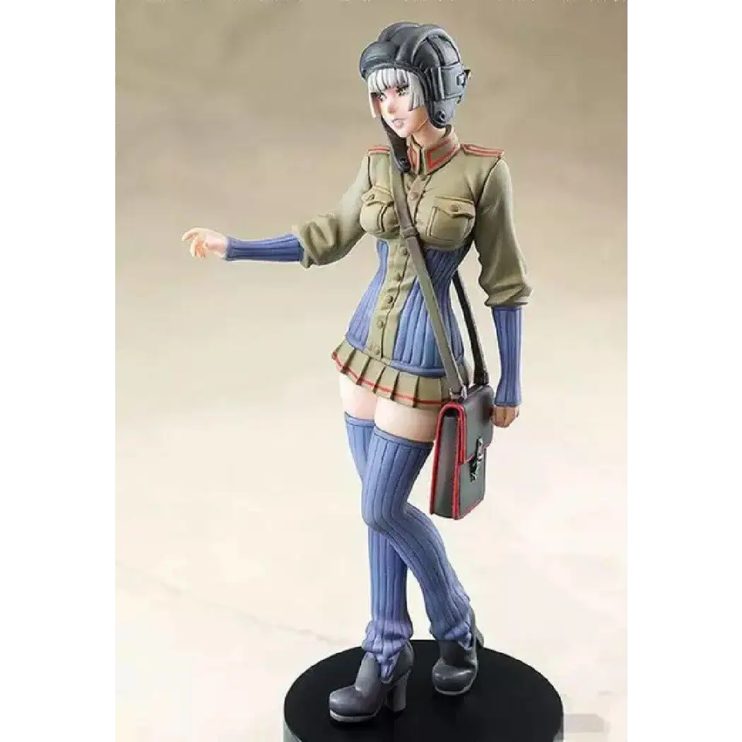 1/20 80mm Resin Model Kit Beautiful Girl with Coat WITH BASE Unpainted - Model-Fan-Store