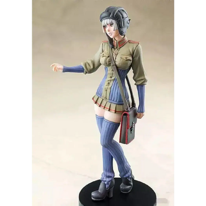 1/20 80mm Resin Model Kit Beautiful Girl with Coat WITH BASE Unpainted - Model-Fan-Store