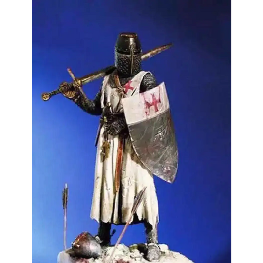 1/20 90mm Resin Model Kit Medieval Knight Crusader Unpainted - Model-Fan-Store