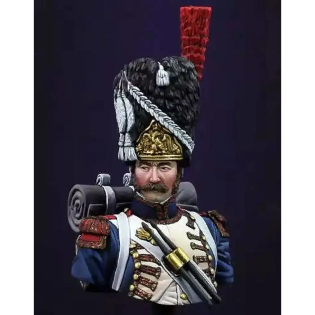 1/20 BUST Resin Model Kit Napoleonic Wars French Soldier Unpainted - Model-Fan-Store