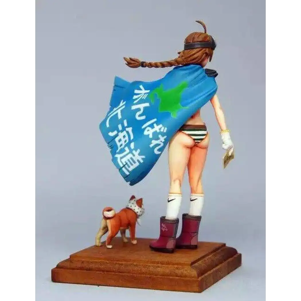 1/20 Resin Model Kit Beautiful Girl Woman with Dog Unpainted - Model-Fan-Store