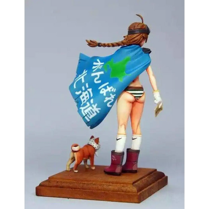 1/20 Resin Model Kit Beautiful Girl Woman with Dog Unpainted - Model-Fan-Store