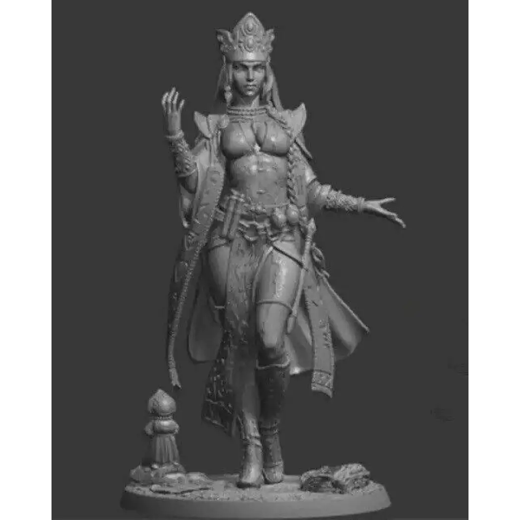 1/22 80mm Resin Model Kit Beautiful Girl Russian Princess of Tartaria Unpainted & - Model-Fan-Store