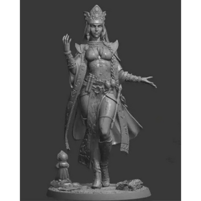 1/22 80mm Resin Model Kit Beautiful Girl Russian Princess of Tartaria Unpainted & - Model-Fan-Store