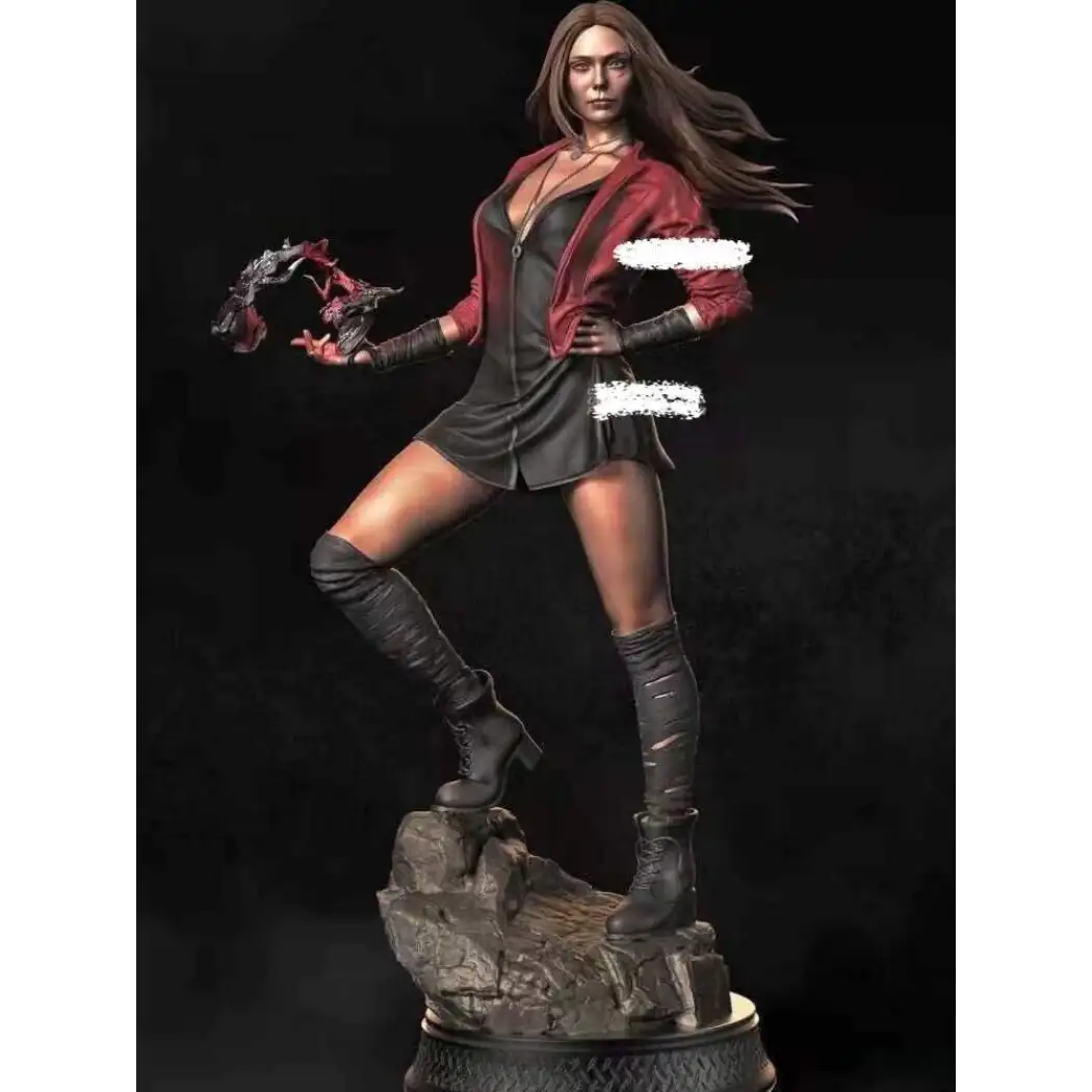 1/24 3D Print Superhero Model Kit Wanda Beautiful Girl Unpainted - Model-Fan-Store