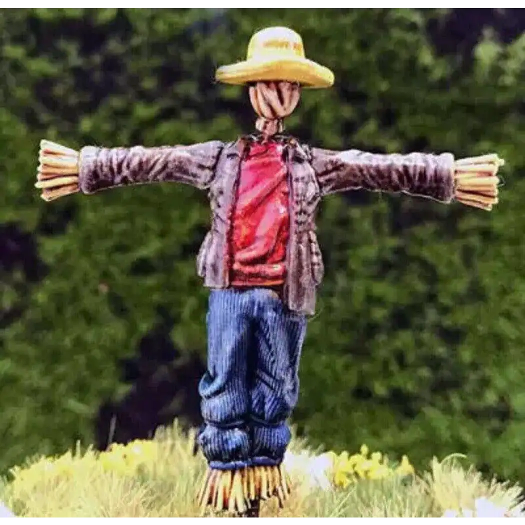 1/24 63mm Resin Model Kit Modern Scarecrow with Hat Unpainted A28 - Model-Fan-Store