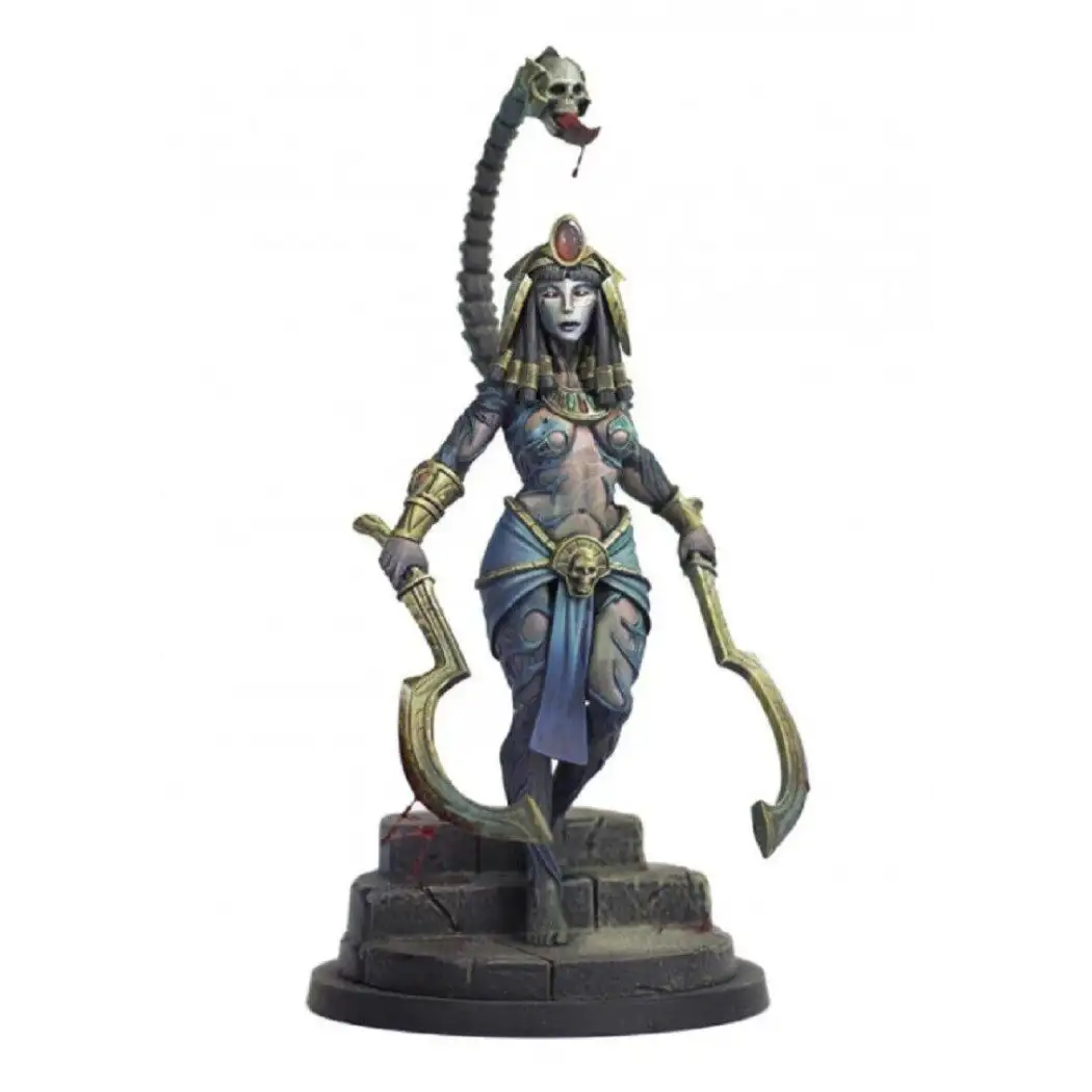 1/24 70mm Resin Model Kit Egyptian Beautiful Girl Scorpion Fantasy Unpainted - Model-Fan-Store