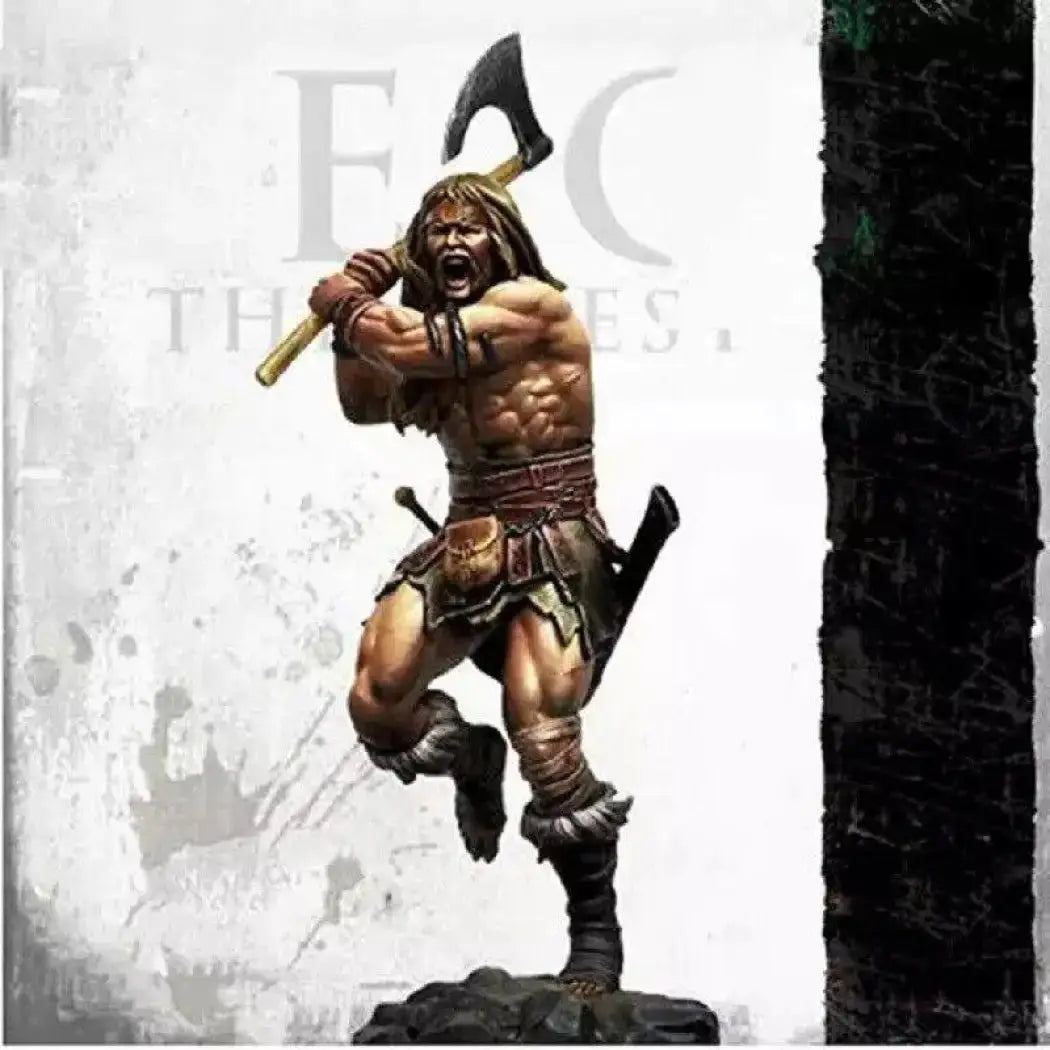 1/24 70mm Resin Model Kit Warrior Barbarian Unpainted - Model-Fan-Store