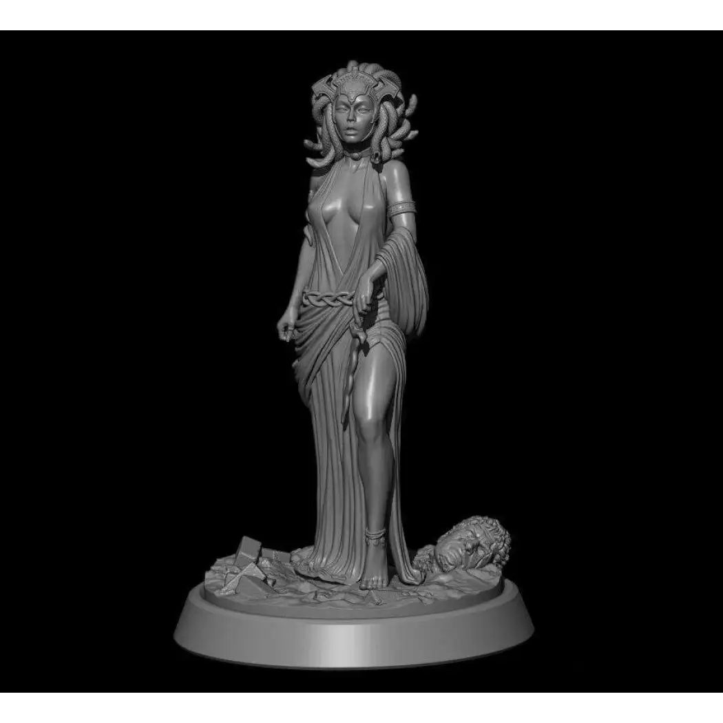 1/24 75mm 3D Prin Resin Model Kit Beautiful Girl Woman Medusa Unpainted - Model-Fan-Store