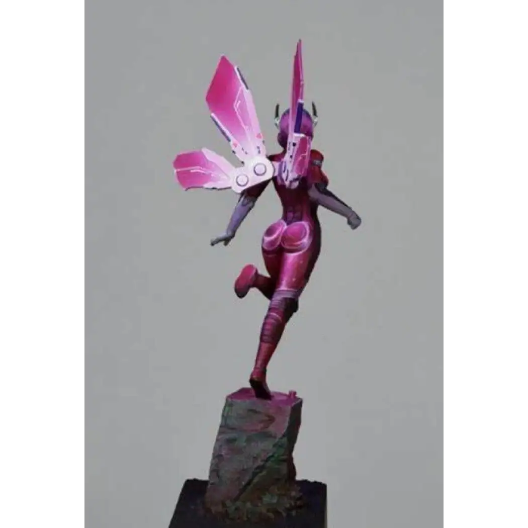 1/24 75mm 3D Print Cyberpunk Model Kit Beautiful Girl Woman Fairy Unpainted - Model-Fan-Store