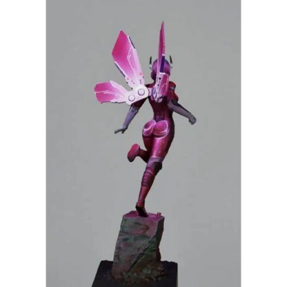 1/24 75mm 3D Print Cyberpunk Model Kit Beautiful Girl Woman Fairy Unpainted - Model-Fan-Store