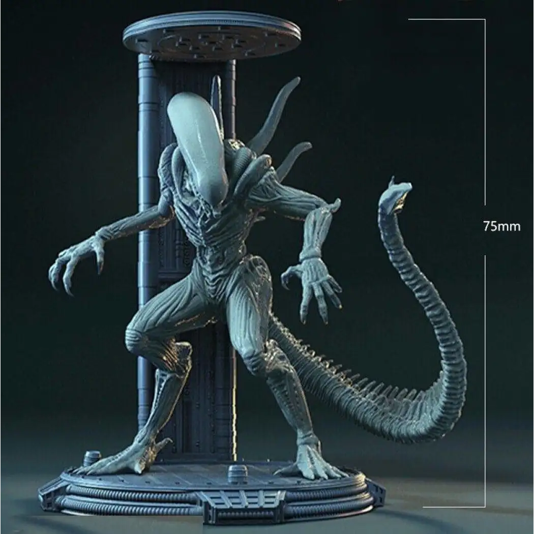 1/24 75mm 3D Print Model Kit Alien Hunter Warrior Unpainted - Model-Fan-Store