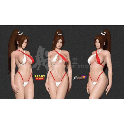 1/24 75mm 3D Print Model Kit Asian Nudes Beautiful Girl Woman Bikini Unpainted - Model-Fan-Store