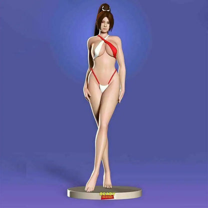 1/24 75mm 3D Print Model Kit Asian Nudes Beautiful Girl Woman Bikini Unpainted - Model-Fan-Store