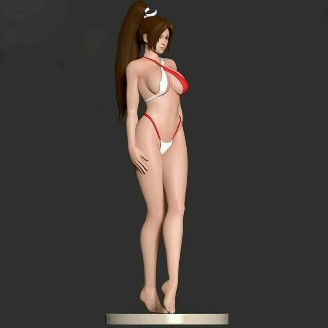 1/24 75mm 3D Print Model Kit Asian Nudes Beautiful Girl Woman Bikini Unpainted - Model-Fan-Store