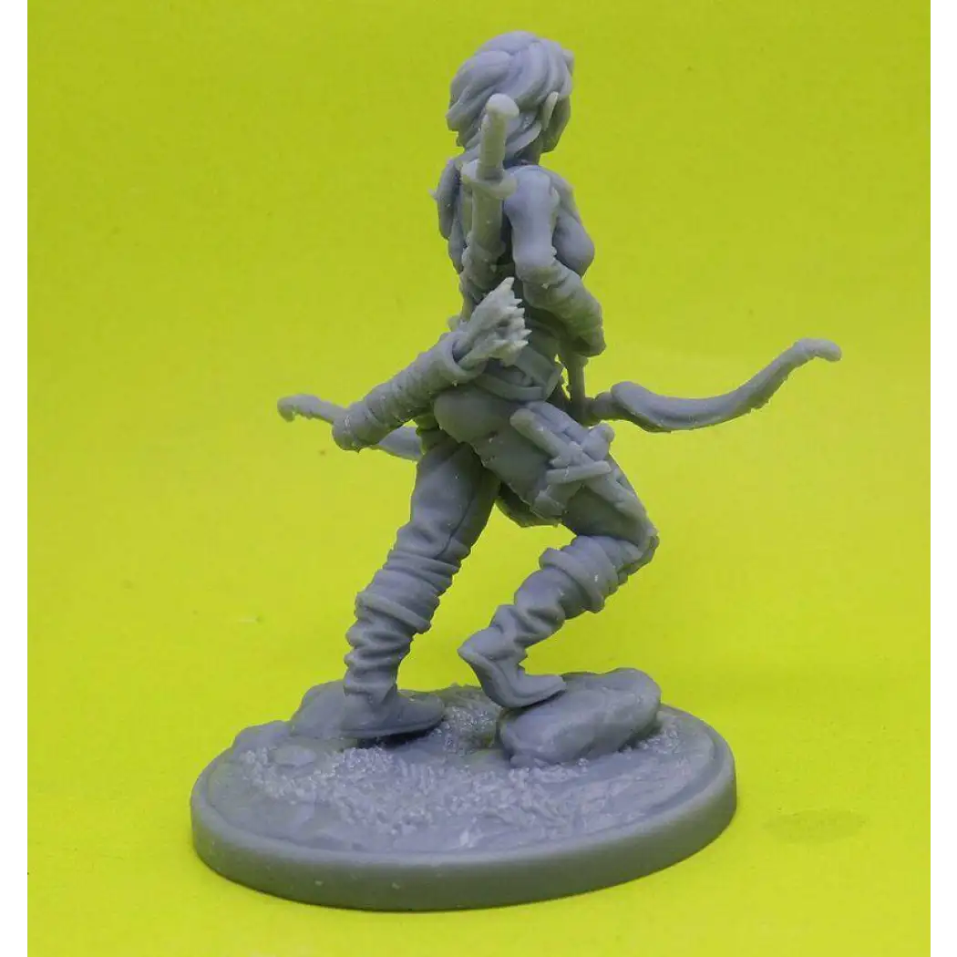 1/24 75mm 3D Print Model Kit Beautiful Girl Archer Huntress Unpainted - Model-Fan-Store