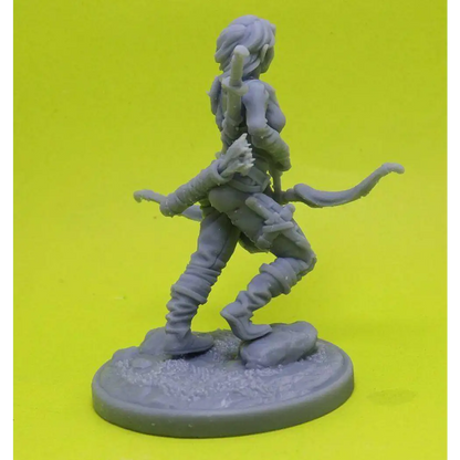 1/24 75mm 3D Print Model Kit Beautiful Girl Archer Huntress Unpainted - Model-Fan-Store