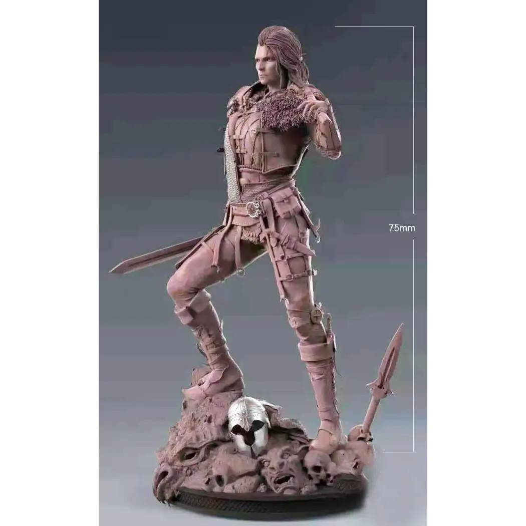 1/24 75mm 3D Print Model Kit Beautiful Girl Bounty Hunter Witch Unpainted - Model-Fan-Store