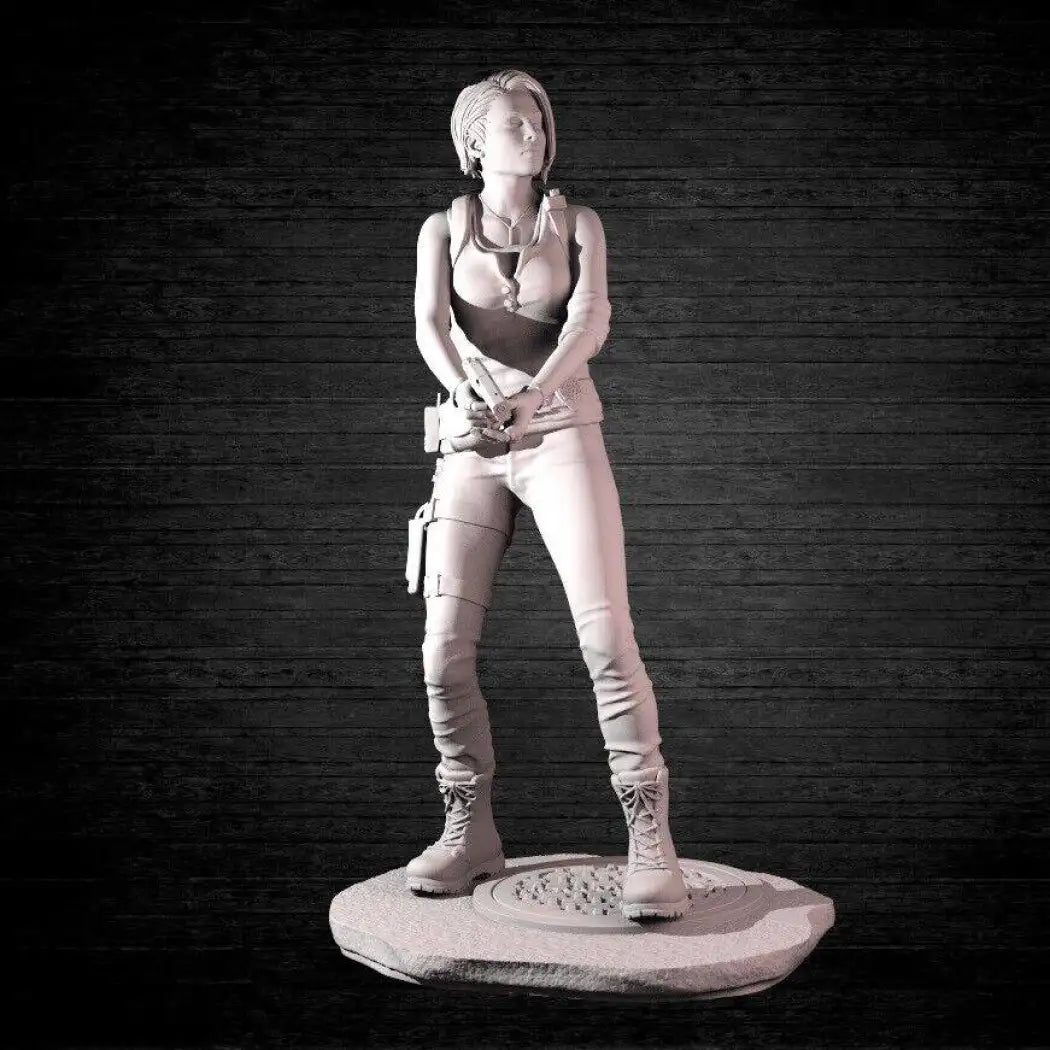 1/24 75mm 3D Print Model Kit Beautiful Girl Katee Shooter Unpainted ...