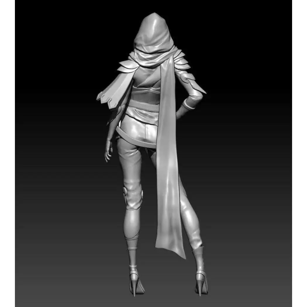 1/24 75mm 3D Print Model Kit Beautiful Girl Warrior Robber Fantasy Unpainted - Model-Fan-Store