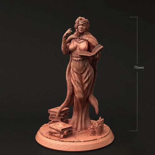1/24 75mm 3D Print Model Kit Beautiful Girl Wizard Apprentice of Magic Unpainted - Model-Fan-Store