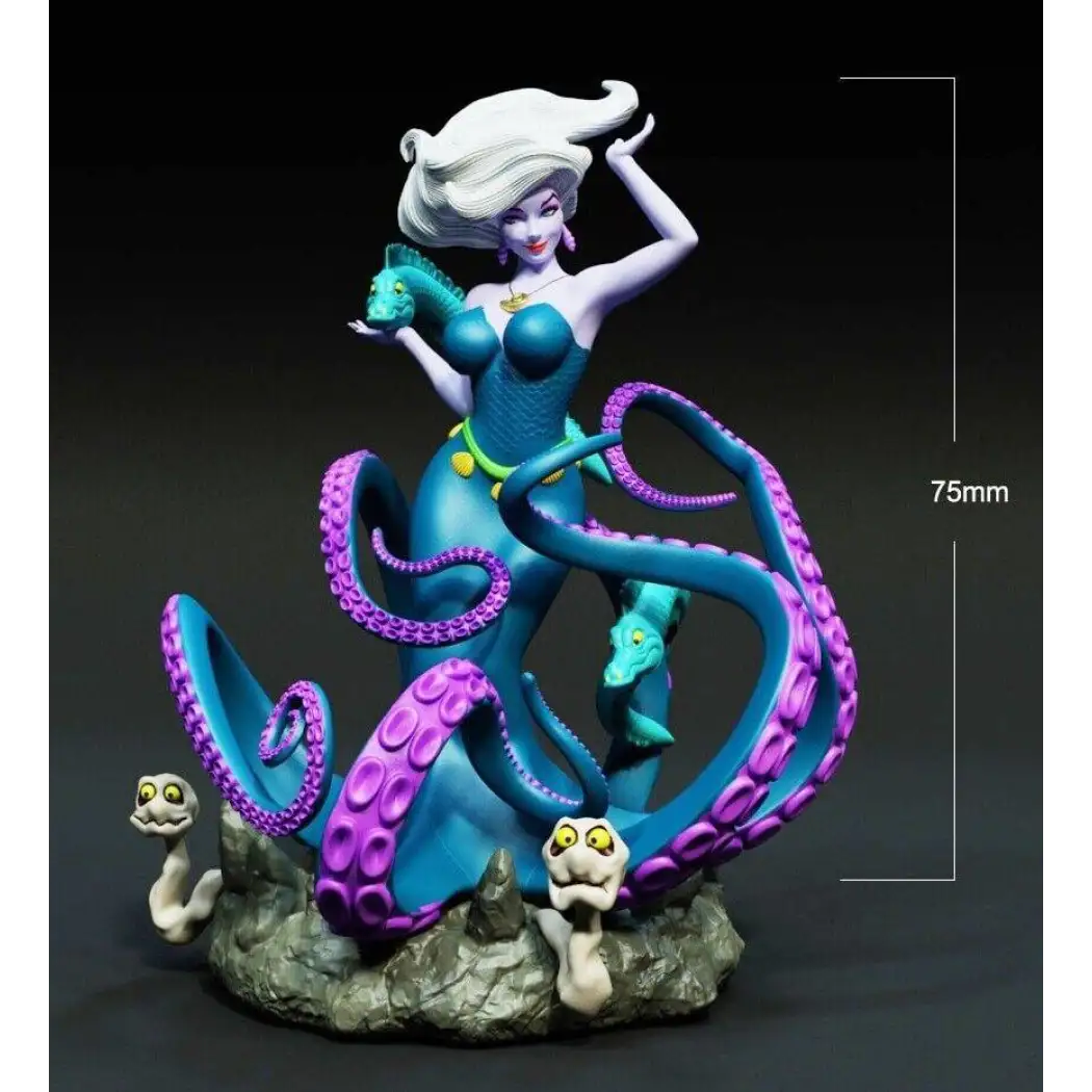 1/24 75mm 3D Print Model Kit Beautiful Girl Woman Octopus Unpainted - Model-Fan-Store