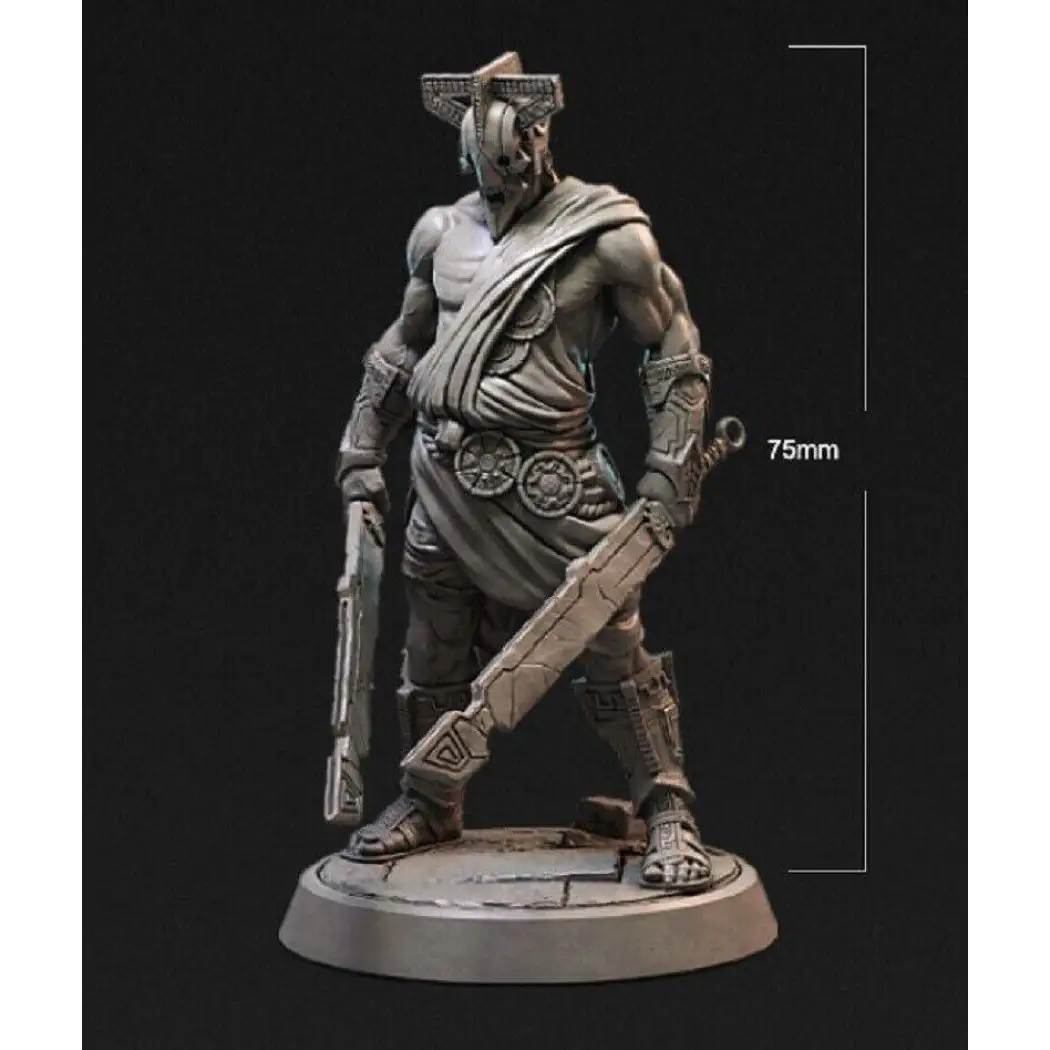 1/24 75mm 3D Print Model Kit Enchanted Servant Warrior Berserker Unpainted - Model-Fan-Store