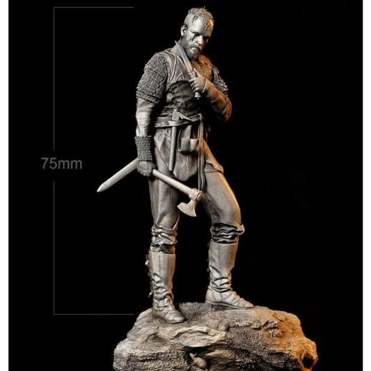 1/24 75mm 3D Print Model Kit Floki Viking Warrior Unpainted A28 A28 - Model-Fan-Store