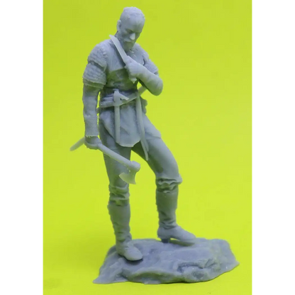 1/24 75mm 3D Print Model Kit Floki Viking Warrior Unpainted A28 A28 - Model-Fan-Store