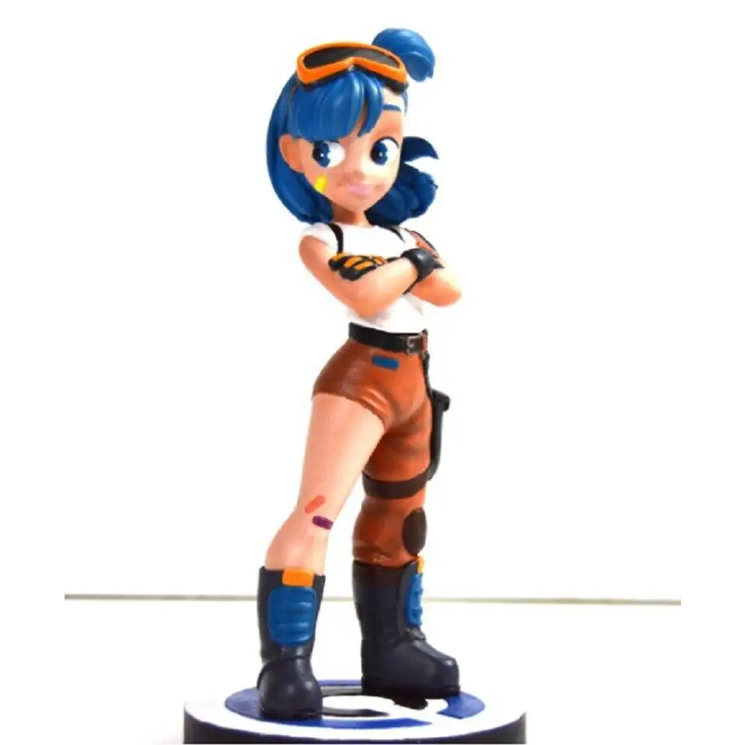 1/24 75mm 3D Print Model Kit Girl Woman Anime Bulma Unpainted - Model-Fan-Store