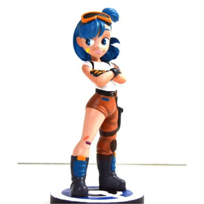 1/24 75mm 3D Print Model Kit Girl Woman Anime Bulma Unpainted - Model-Fan-Store