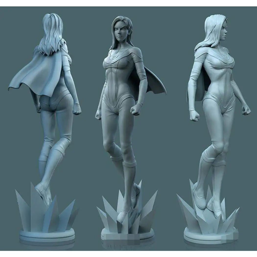 1/24 75mm 3D Print Model Kit Modern Beautiful Girl Atom Fantasy Unpainted - Model-Fan-Store