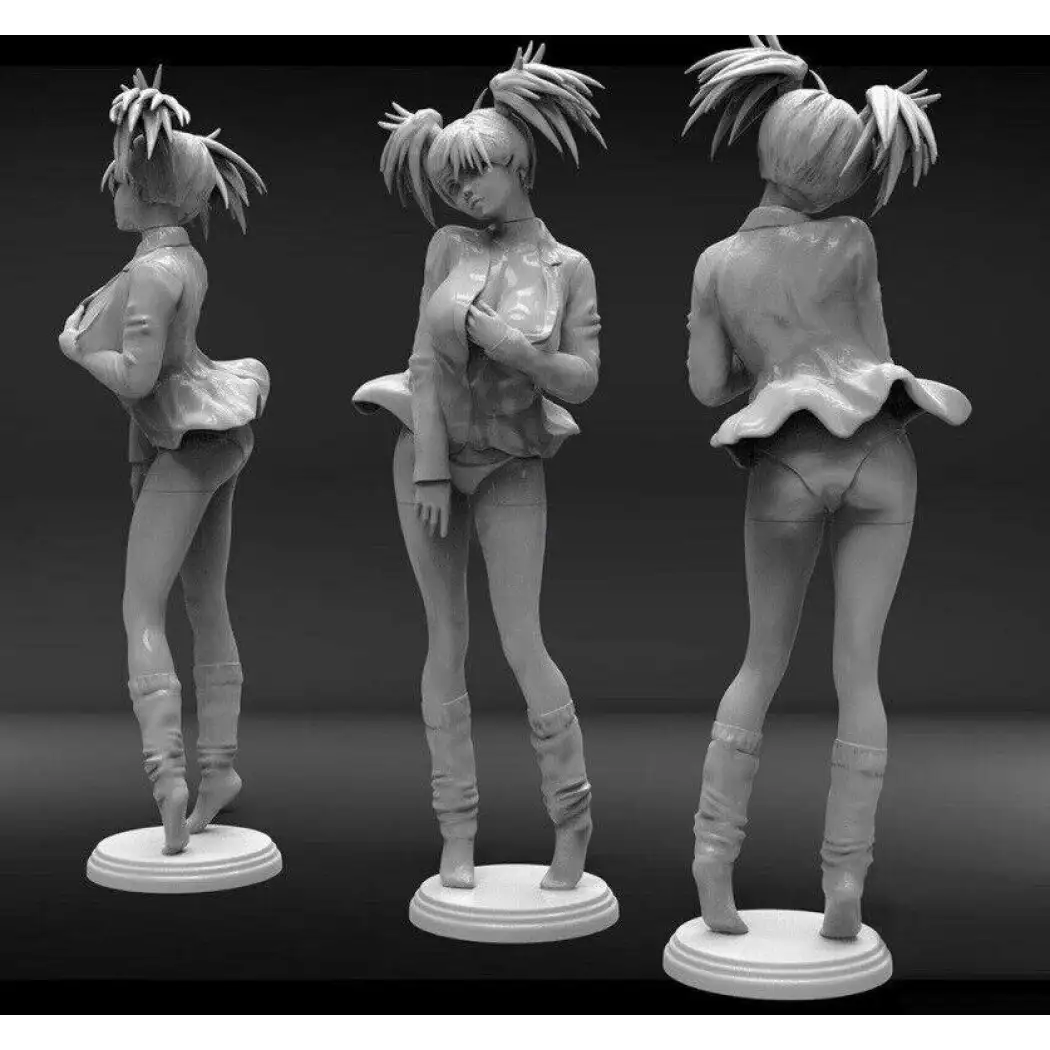 1/24 75mm 3D Print Model Kit Modern Beautiful Girl Woman Unpainted - Model-Fan-Store