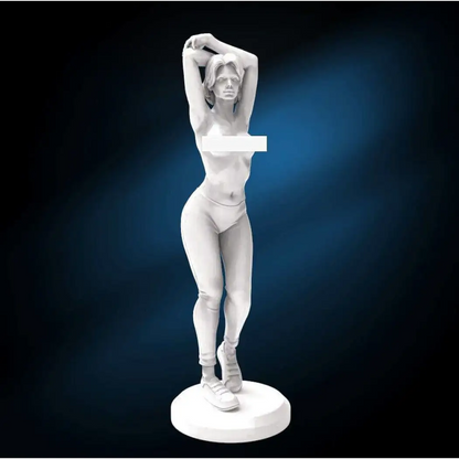 1/24 75mm 3D Print Model Kit Modern Nudes Beautiful Girl Woman Unpainted - Model-Fan-Store