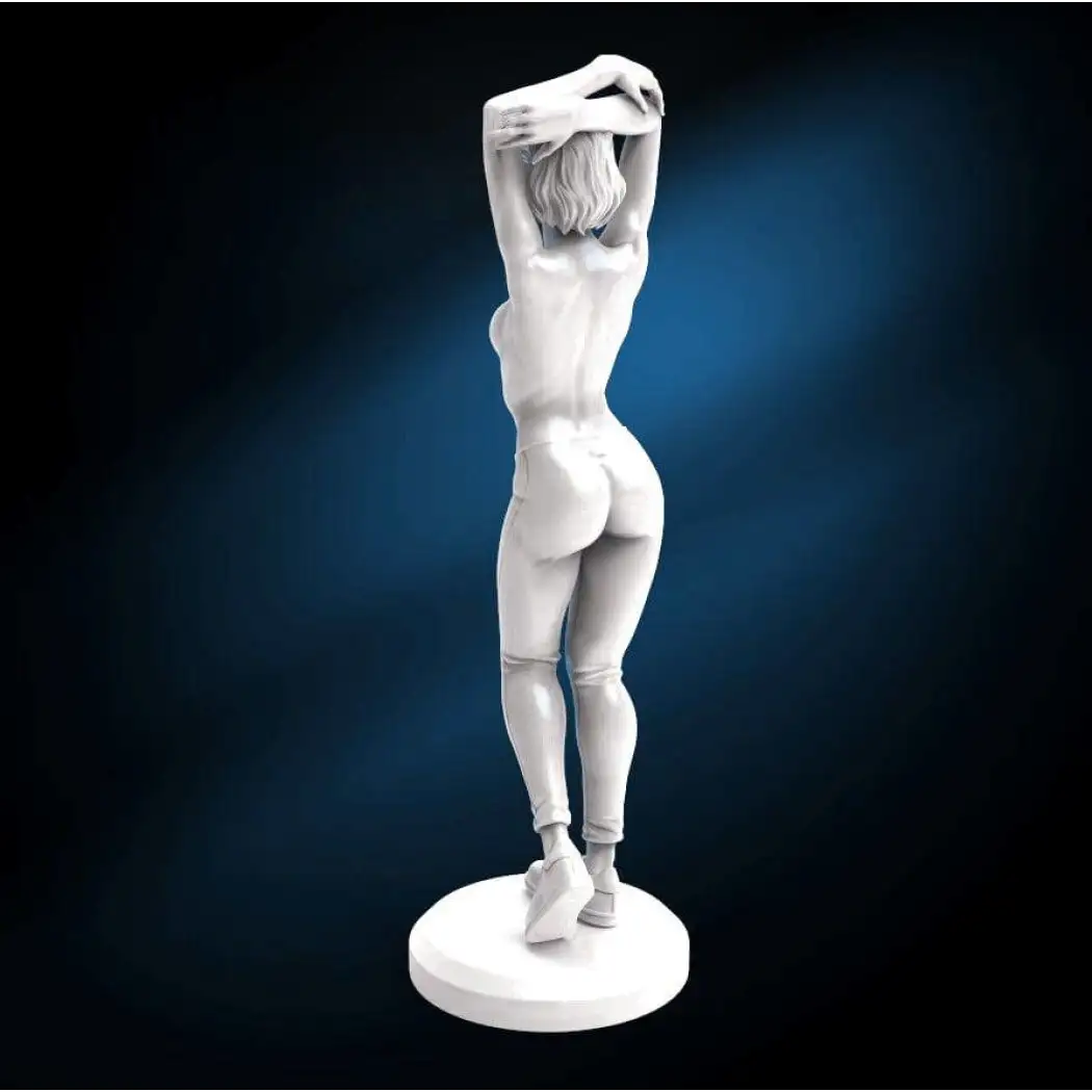1/24 75mm 3D Print Model Kit Modern Nudes Beautiful Girl Woman Unpainted - Model-Fan-Store