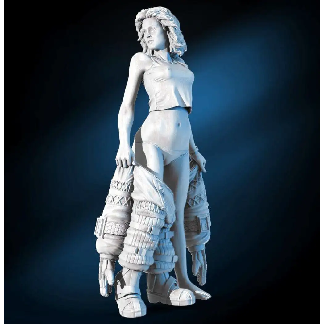 1/24 75mm 3D Print Model Kit Nudes Beautiful Girl Woman Astronaut Unpainted - Model-Fan-Store