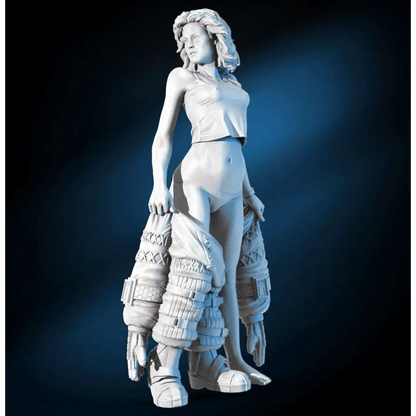 1/24 75mm 3D Print Model Kit Nudes Beautiful Girl Woman Astronaut Unpainted - Model-Fan-Store