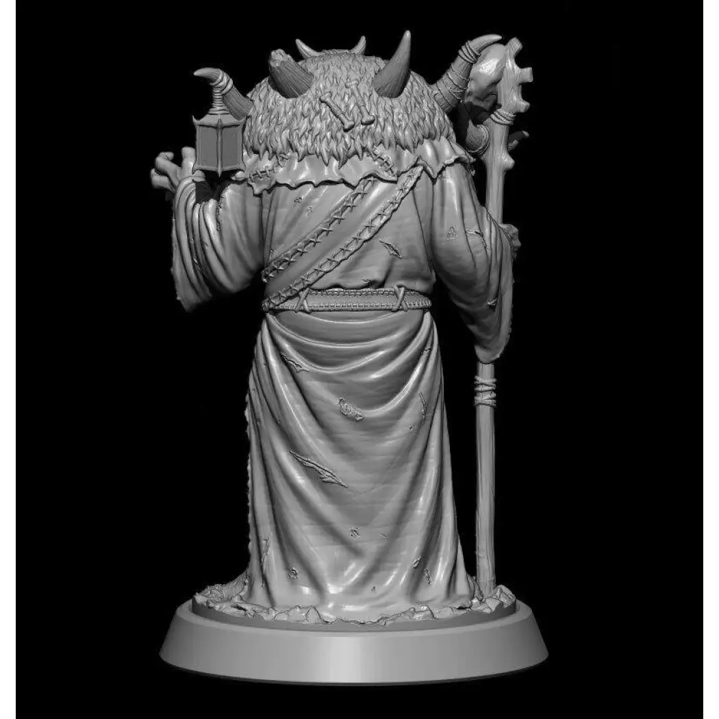 1/24 75mm 3D Print Model Kit Orc Necromancer Shaman Warcraft Unpainted - Model-Fan-Store