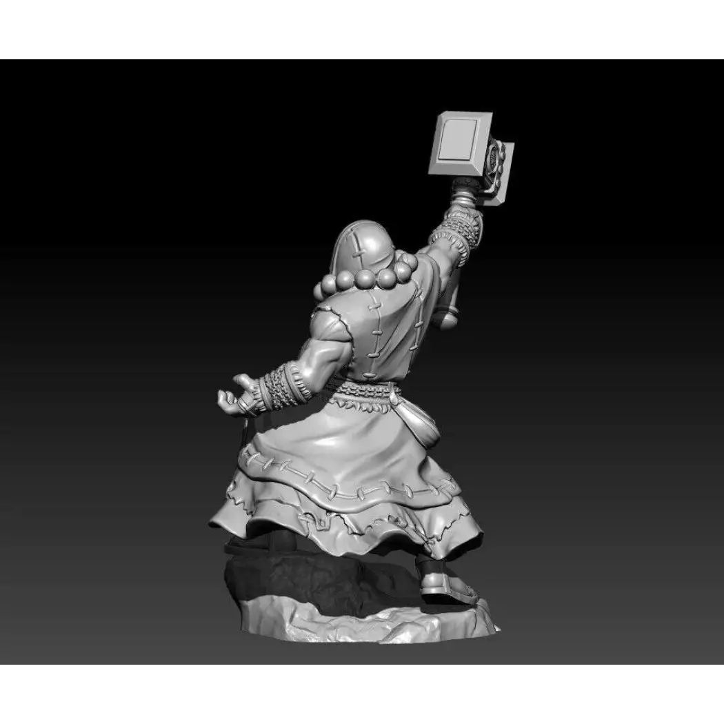 1/24 75mm 3D Print Model Kit Orc Warrior Warcraft Unpainted - Model-Fan-Store