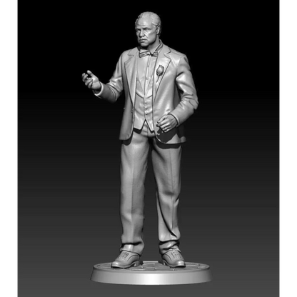 1/24 75mm 3D Print Model Kit Vito Corleone Godfather Movie Unpainted - Model-Fan-Store