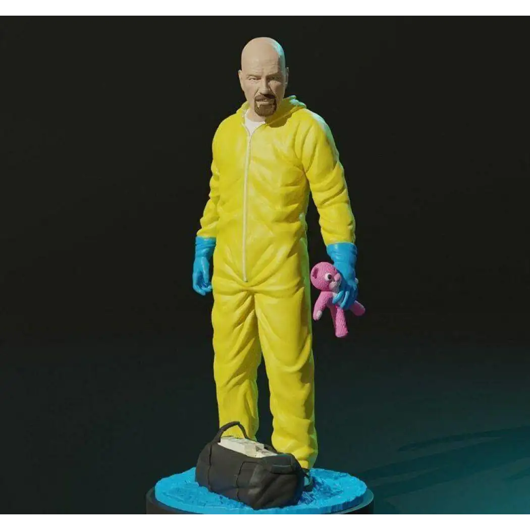 1/24 75mm 3D Print Model Kit Walter White Chemist Unpainted A28 A28 - Model-Fan-Store